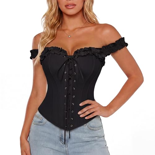 Amazon.com: Scarlet Darkness Corset Tops Women Overbust Corset