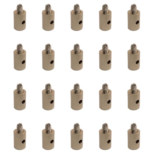 20X Motorrad Bremskabel Nippel Schrauben Ersatz Lötfrei Gaszug Nippel für Auto Motorrad Fahrrad Metall Zubehör