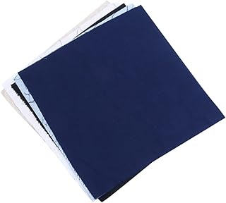SEWOART 5 Stück 50 50 DIY Kreuzstich Stoff Leinen Patchwork Quadrate Handgefertigte Stickerei Stoff Nähstoff Quadrate Kreu...