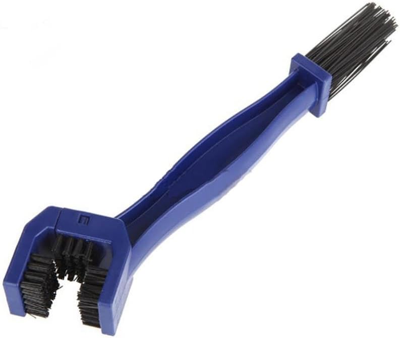 Motorcycle Chain Cleaner Brush Tool Compatible with Supermoto Racing ATV Motocross Dirt Pit Bike Models(Red)