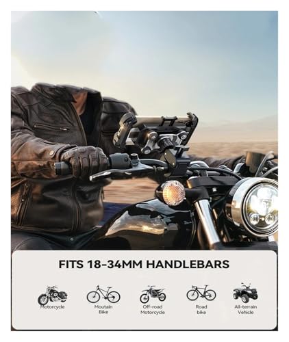 Fixation anti-vibration guidon moto avec amortisseur de chocs universel - 7