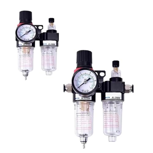 Régulateur de pression AFC2000 G1/4 avec filtre séparateur huile-eau pour compresseur