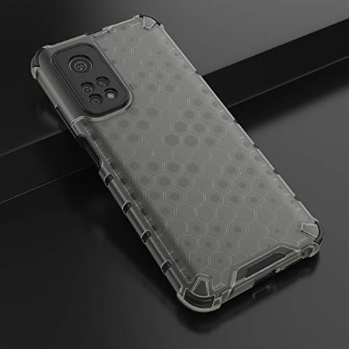 Image of Glasgow | for Mi 10T Honeycomb Pattern Back Case Cover for Mi 10T - Black