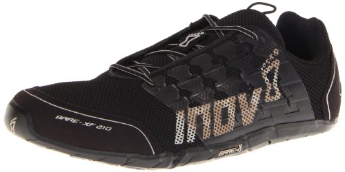 Inov-8 Bare-XF 210 Shoe,Black/Grey, 5.5 M US Men/7 M US Women