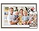 FRAMEO Digitaler Bilderrahmen WLAN 10,1 Zoll - 1280x800 IPS Touchscreen Digitale Bilderrahme, 32GB Speicher, Auto Rotation Elektronischer Fotorahmen, Teilen Sie Fotos/Videos Sofort (Holzmaserung Weiß)