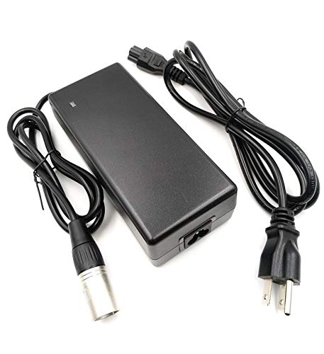 SANS 42V Charger Microphone Head XLR Connector for 36V Lithium Li-ion Battery Electric Bicycle Wheelchair Battery