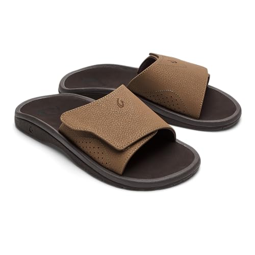 Image of OluKai Nalu Slide Men's Versatile Slide Sandals, Water-Friendly & Adjustable Straps, Lightweight & Durable, All-Day Comfort & Support