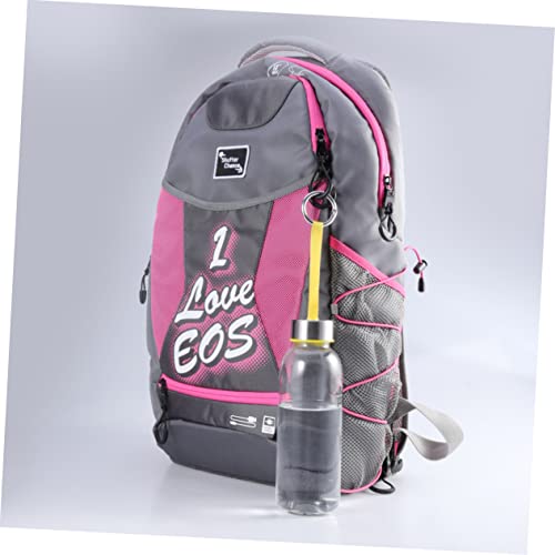 VOSAREA 4 Pçs Mosquetão Resistente Redondo Mosquetão Clipe De Metal Mosquetão Pequeno Mosquetão Para