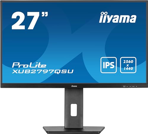 Iiyama XUB2797QSU B1 27 QHD100HzIPS1msPivotAdapSync - vue 7
