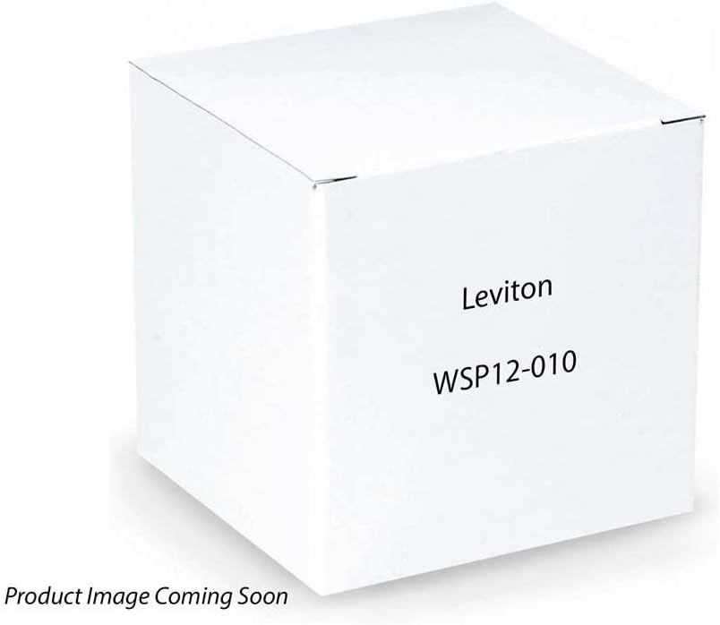 Leviton WSP12-10 Wireless 5 Wire, 1500W, Wire-In relay Receiver, 120V, White