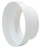 Blauberg UK 6 pulgadas 150 mm conducto de plstico redondo y accesorios para ventilador Extractor ventilacin ? Reductor de conductos de 150 mm-100 mm (6 