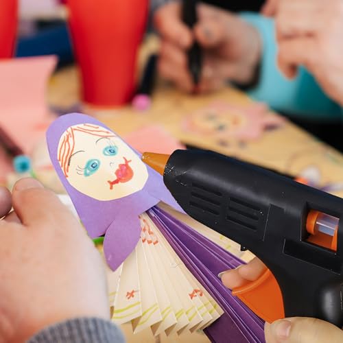 Buena Goods 200 Pack Mini Hot Glue Sticks for Mini Hot Glue Guns - 4" x 0.27" - Bond and Craft on Metal, Paper, Glass, Wood, and More - Quick Drying and Transparent Sticks Bulk - Image 5