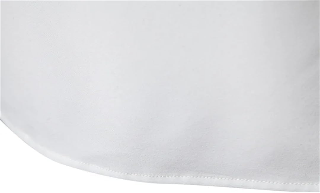 Men Long Sleeve Frill Shirt Halloween Ruffle Neck Top Costume Gothic Party Blouse for Adult