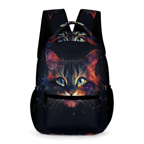 WECECE Sac À Dos Chat D'école De Mignonne Chaton Animal Cartable Pour Le Sac De Voyage D'enfants Filles Garçons Bookbag