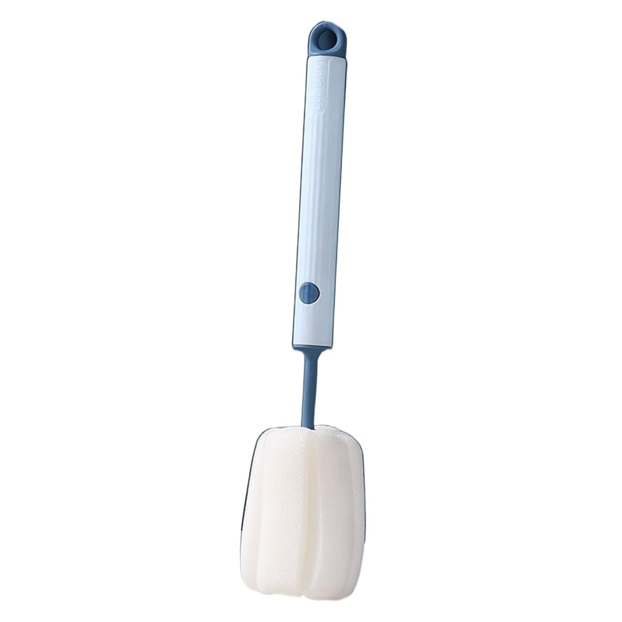Bottle Brush Long handle Sponge Brush For Bottle And Thermos Cleaning With Replaceable Head(Blue-1pcs)