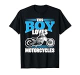 Motorcycle Gift for Boys Motor Bike Gift for Kids T-Shirt Small