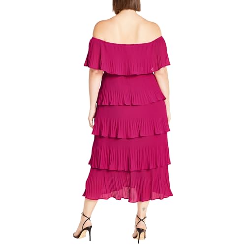 Image of City Chic Women's Plus Size Night Garden Dress