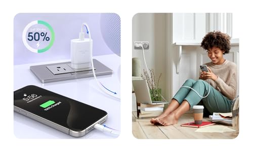 Image of Candytech 25W Superfast Adapter | Fast Charging for Samsung Smartphones, iPhone 15 /14 /13 /12 /11 /X & Pro Series & Other Type-C Devices BIS Certified