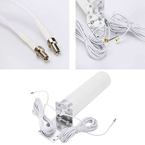 Homyl Antena externa 4G LTE Conector duplo SMA macho Crc9 TS9 para 3G 4G Router Modem Outdoor Antena