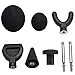 TEEWAL 6 Pcs Percussion Massage Tips for Jigsaw Massager Adapter Attachment
