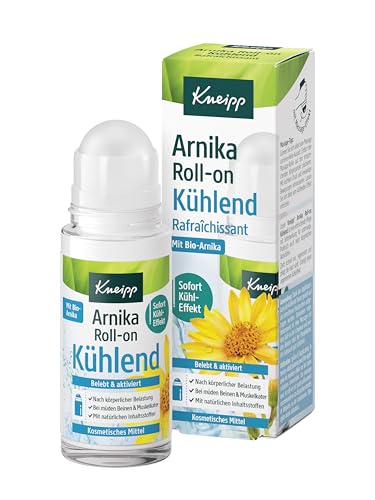 Kneipp Arnika Roll-on Kühlend - Belebt & aktiviert - Nach körperlicher Belastung - Angenehmer Kühleffekt - 50ml