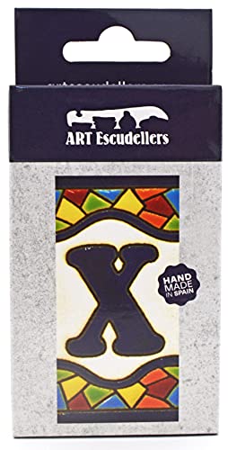 MOSAICO MINI 2,87" x 1,38" Handpainted House Letter Tiles for Signs, Addresses and Names
