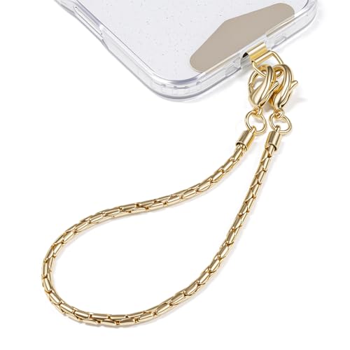 TENOC Universal Metal Phone Wrist Strap, Gold