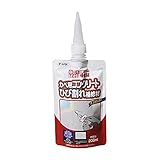 アサヒペン ワンタッチ・カベ用コンクリートひび割れ補修材 200ml ライトグレー|Amazon