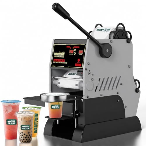 WantJoin Semi Automatic Boba Cup Sealer