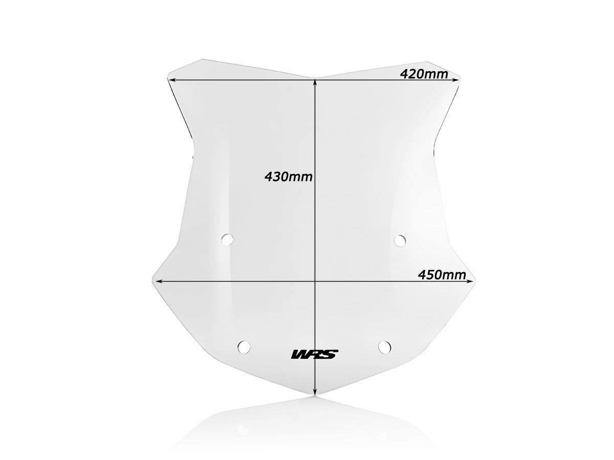 CUPOLINO PARABREZZA SPORT WRS R 1200 GS 2013-18 / R 1250 GS 2019-23 (Trasparente)