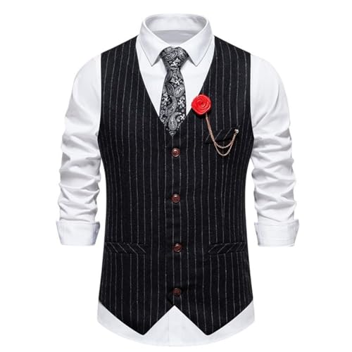 Chaleco de pana para hombre que soluciona los looks de entretiempo