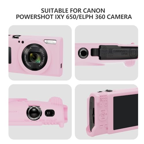 Funda de silicona para cámara Canon PowerShot IXY 650/ELPH 360 miniatura 3