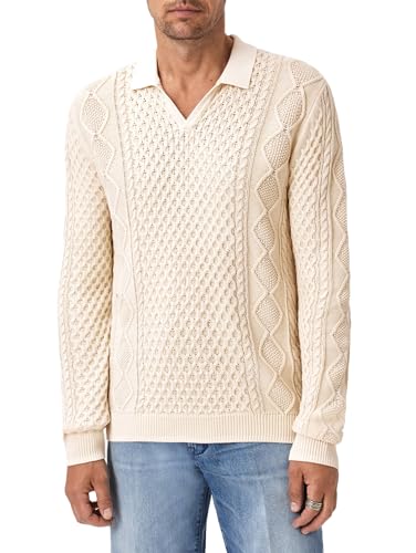 John Varvatos Haynes Polo chandail homme anti-plis ajusté