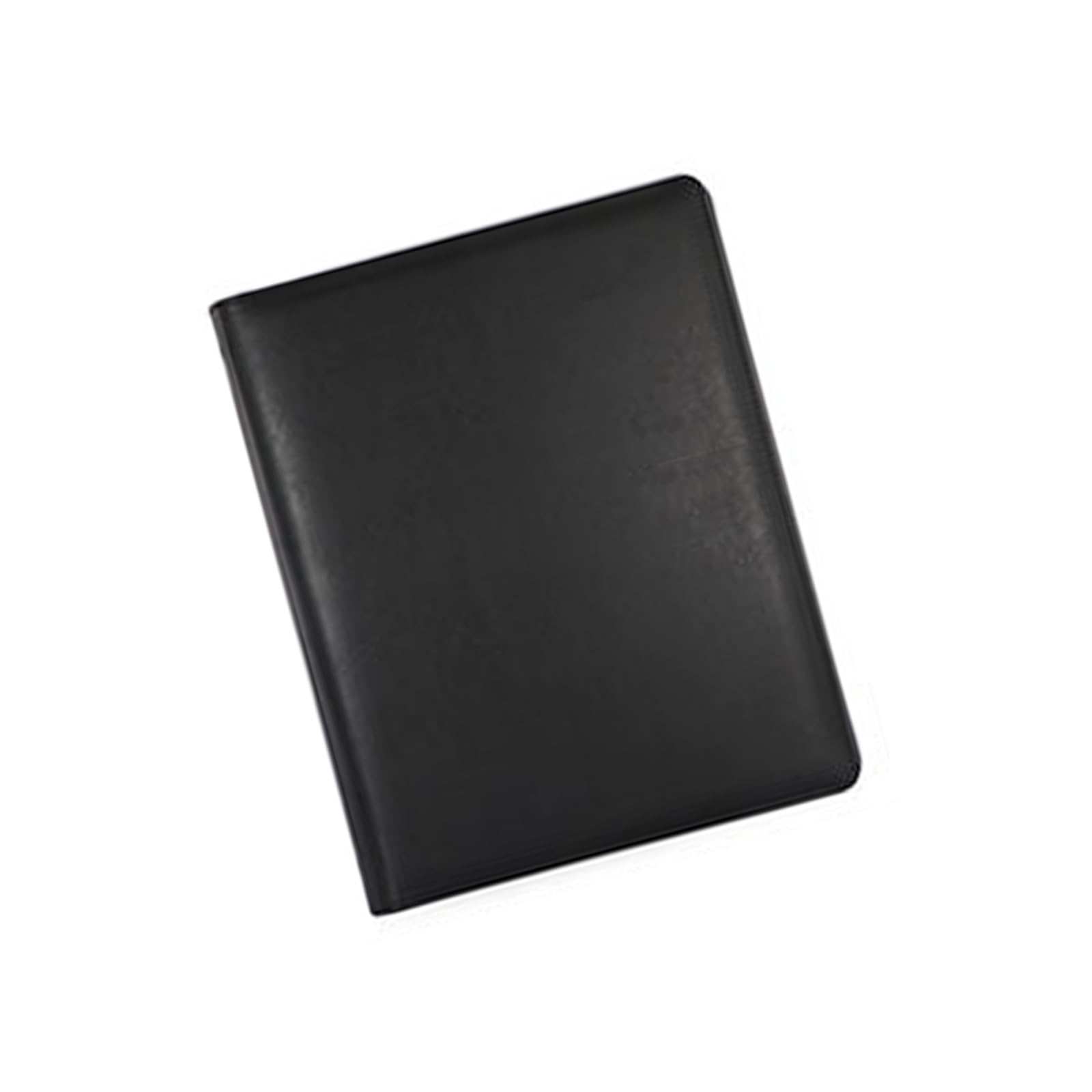 HDOYTXXM Conference Folder with Clipboard Letter Size Document Case 4 Rings Binder Folder File Organizers with Clipboard Leather Binder