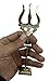 Craftsofindia® Brass Trishul for Pooja – 5.5 Inch Hindu Trident for Home Temple & Spiritual Décor | Mahadev Shiva Trishool for Puja & Protection