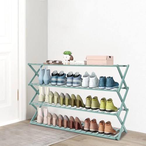 Étagère à chaussures pliable pour optimiser une entrée encombrée