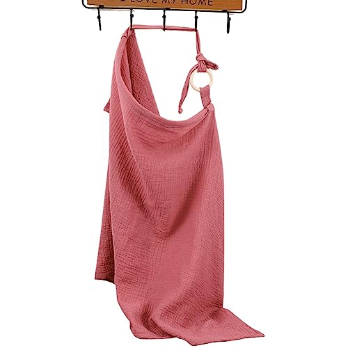 Privacy Nursing Cover Breathable Summer Muslin Nursing Cover for Baby Breastfeeding Lightweight Soft Cotton Breastfeeding Apron Cover Car Seat Shopping Cart Stroller Canopy Cover