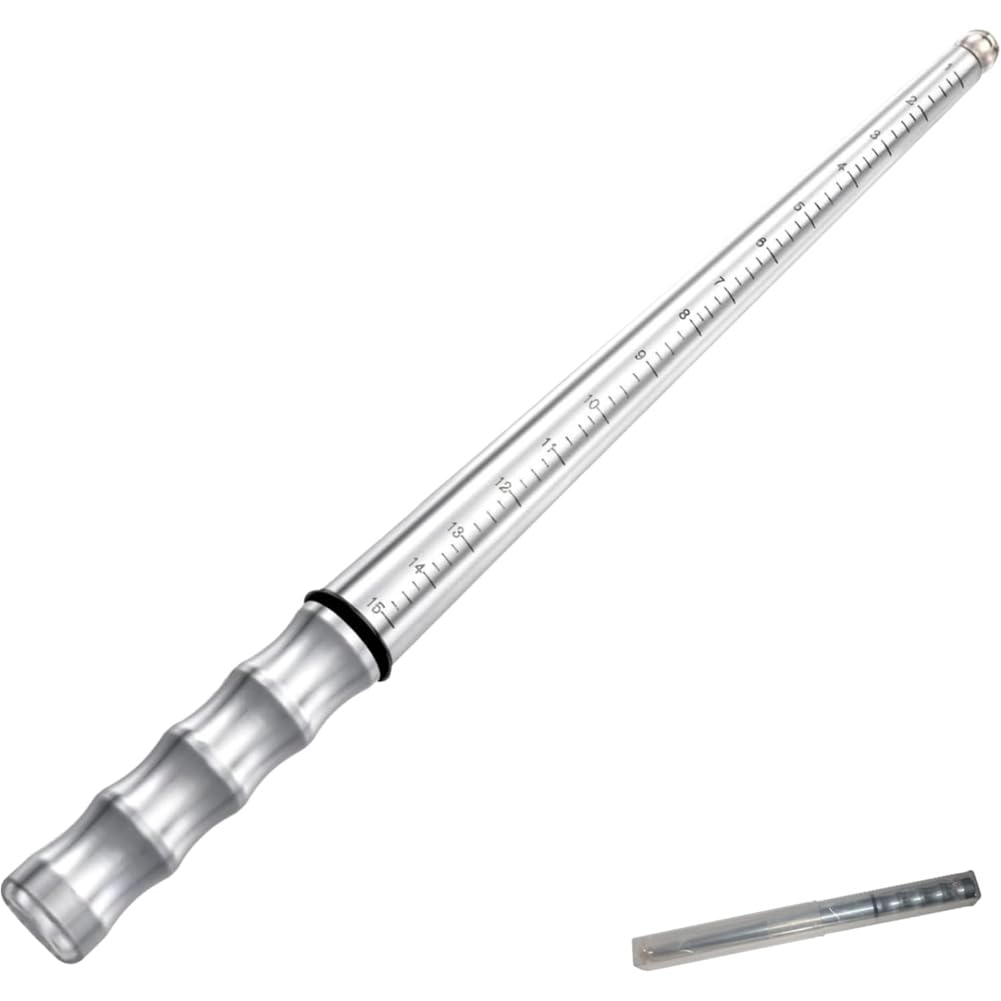 Udsknv[Ksl As Shown Stainless Steel Solid Ring Mandrel Pro Steel Ring Mandrel Us 0-15 Mandrel Ring Sizer With 1/4 Size Hammerable Mandrel