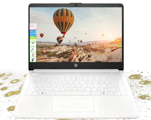 HP 14�C���`HD�m�[�g�p�\�R�� - Intel Celeron�A8GB RAM�A64GB eMMC - �y�� & 12H�o�b�e���[�A�����̃|�[�g��������������ꂽ�f�U�C�� �r�W�l�X/�w��/�ό��q�����̃E�F�u�J����/�}�C�N - Microsoft 365