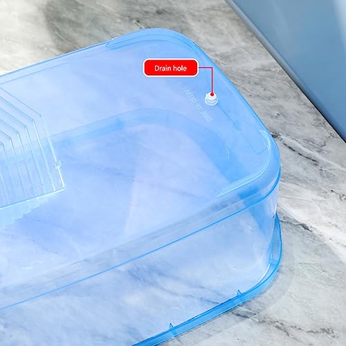 Futterbox für Schildkrötenbecken mit Sonnenplattform, mehrfarbig, Lebensraum, Zuchtwerkzeug, Reptilien, multifunktionale Plattform für Aquarien, Klettern-7