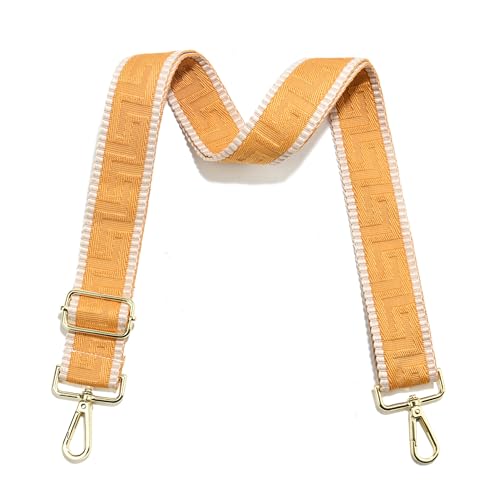 Image of Wide Purse Strap Replacement Crossbody Canvas Shoulder Bag, Universal Adjustable Straps for Bags(55 inchLong)