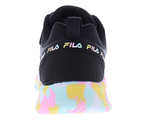 Fila Galaxia 5 Strap Mashup Girls Shoes Size 13, Color: Black/Pink/Blue-Black3