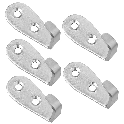 Holibanna Gancho De Almacenamiento De Acero Inoxidable Ganchos Para Abrigo Sombreros y Uso Diario Gancho De Pared Para Baño Hotel y Hogar Grosor