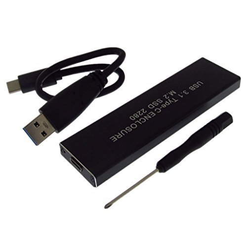 Carcasa externa USB 3.1 Type C para SSD M.2 SATA miniatura 2