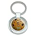 Scooby-Doo Spots Keychain Classy Round Chrome Plated Metal