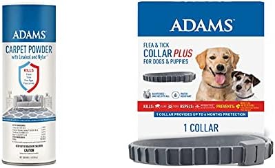 Adams Carpet Powder + Flea & Tick Dog Collar