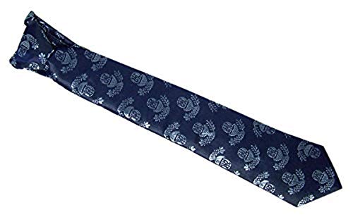 Needzo Navy Blue First Communion Tie for Boys with IHS Chalice Design, 13 1/2 Inch4