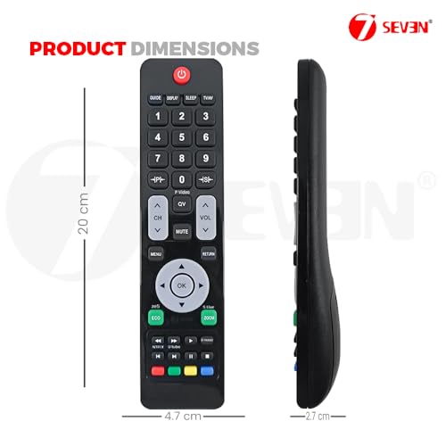 Image of 7SEVEN Compatible for Sansui Tv Remote Suitable for Any LCD LED Smart Android 4K Sansui Television Remote Control - Universal Remote for Sansui tv with OTT Hotkeys