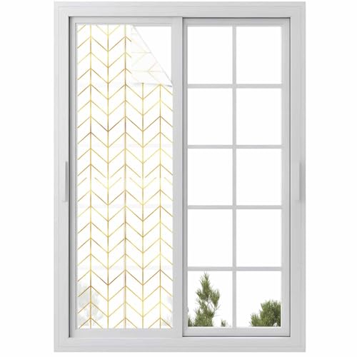 Vinilo Decorativo de Privacidad para Ventana 23.6 x 78.7 pulgadas miniatura 1