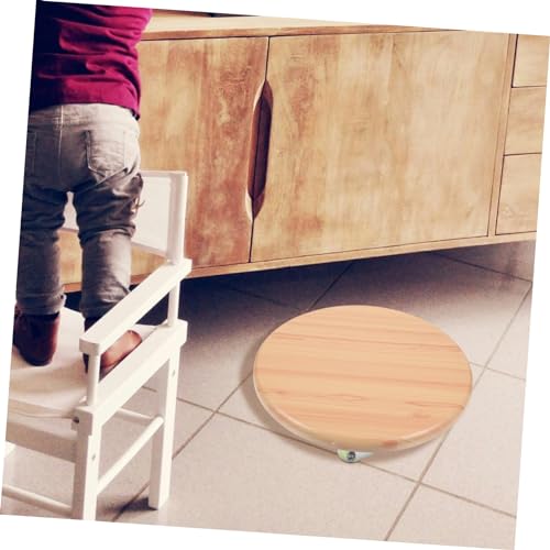 WESIEVYA Banco Pequeno Giratório Banquinho Rolante Para Banheiro Escritório Banquinho Rolante Para P